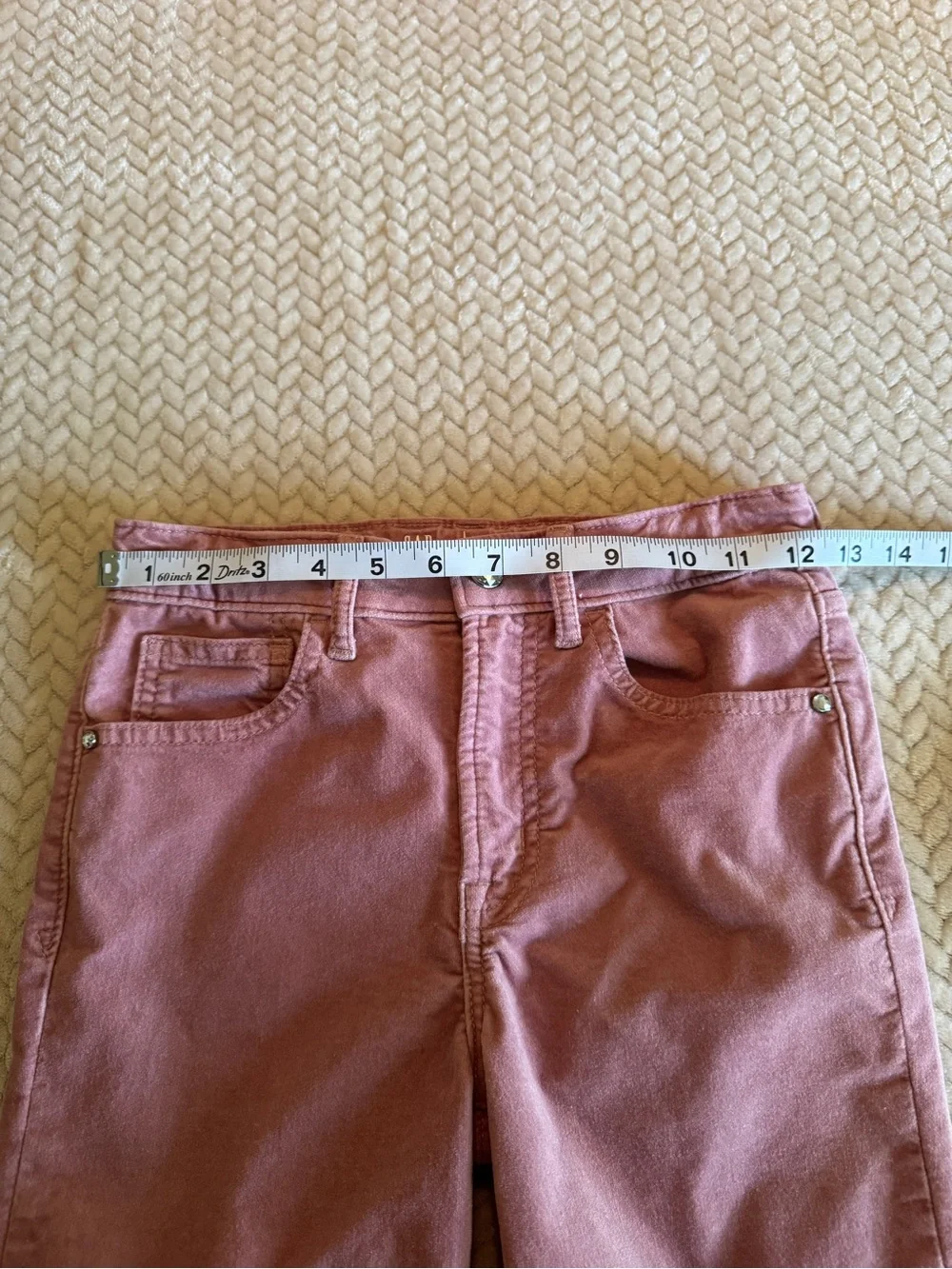 Girls GAP '70s Flare High Rise Pants in Dusty Rose Size 12 Slim